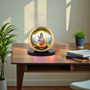 Car Desk/Table Top Lord Rama Metal Golden Photo Stand 2x2 Inches, Compact & Stylish Spiritual Display for Car, Home & Office (Pack of 1) (F18928) Car Desk/Table Top Lord Rama Metal Golden Photo Stand 2x2 Inches, Compact & Stylish Spiritual Display for Car, Home & Office (Pack of 1) (F18928)