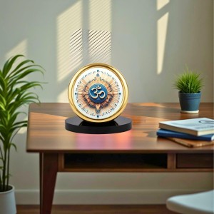 Car Desk/Table Top Om Symbol Metal Golden Photo Stand 2x2 Inches, Compact & Stylish Spiritual Display for Car, Home & Office (Pack of 1) (F18868) Car Desk/Table Top Om Symbol Metal Golden Photo Stand 2x2 Inches, Compact & Stylish Spiritual Display for Car, Home & Office (Pack of 1) (F18868)