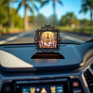 Car Desk/Table Top Lord Venkateswara Wooden Showpiece 3x4 Inches, Compact & Stylish Spiritual Display for Car, Home & Office (Pack of 1) (F19933) Car Desk/Table Top Lord Venkateswara Wooden Showpiece 3x4 Inches, Compact & Stylish Spiritual Display for Car, Home & Office (Pack of 1) (F19933)