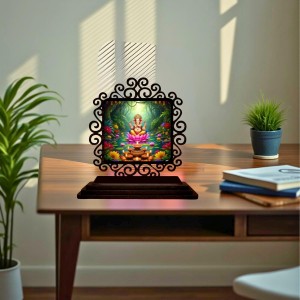 Car Desk/Table Top Lord Ganesha Wooden Showpiece 3x4 Inches, Compact & Stylish Spiritual Display for Car, Home & Office (Pack of 1) (F19886) Car Desk/Table Top Lord Ganesha Wooden Showpiece 3x4 Inches, Compact & Stylish Spiritual Display for Car, Home & Office (Pack of 1) (F19886)