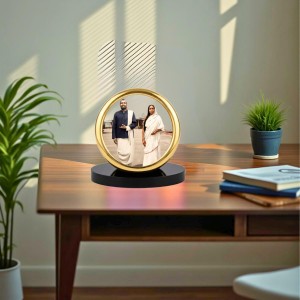Car Desk/Table Top Ramakrishna Paramahamsa and Sarada Maa Metal Golden Photo Stand 2x2 Inches, Compact & Stylish Spiritual Display for Car, Home & Office (Pack of 1) (F18688) Car Desk/Table Top Ramakrishna Paramahamsa and Sarada Maa Metal Golden Photo Stand 2x2 Inches, Compact & Stylish Spiritual Display for Car, Home & Office (Pack of 1) (F18688)