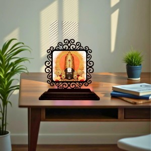 Car Desk/Table Top Lord Balaji Wooden Showpiece 3x4 Inches, Compact & Stylish Spiritual Display for Car, Home & Office (Pack of 1) (F19789) Car Desk/Table Top Lord Balaji Wooden Showpiece 3x4 Inches, Compact & Stylish Spiritual Display for Car, Home & Office (Pack of 1) (F19789)