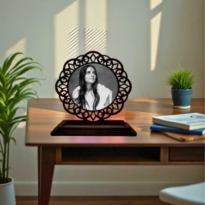 Car Desk/Table Top Ananadamayi Maa Wooden Showpiece 3x4 Inches, Compact & Stylish Spiritual Display for Car, Home & Office (Pack of 1) (F19629) Car Desk/Table Top Ananadamayi Maa Wooden Showpiece 3x4 Inches, Compact & Stylish Spiritual Display for Car, Home & Office (Pack of 1) (F19629)