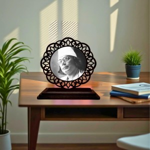 Car Desk/Table Top Kazi Nazrul Islam Wooden Showpiece 3x4 Inches, Compact & Stylish Spiritual Display for Car, Home & Office (Pack of 1) (F19655) Car Desk/Table Top Kazi Nazrul Islam Wooden Showpiece 3x4 Inches, Compact & Stylish Spiritual Display for Car, Home & Office (Pack of 1) (F19655)