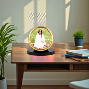 Car Desk/Table Top Anadamayi Ma Metal Golden Photo Stand 2x2 Inches, Compact & Stylish Spiritual Display for Car, Home & Office (Pack of 1) (F18576) Car Desk/Table Top Anadamayi Ma Metal Golden Photo Stand 2x2 Inches, Compact & Stylish Spiritual Display for Car, Home & Office (Pack of 1) (F18576)