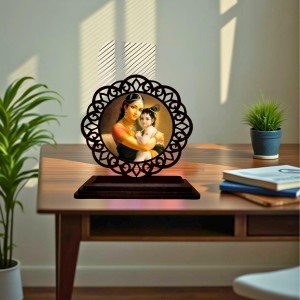 Car Desk/Table Top Lord Krishna with Yashodha Wooden Showpiece 3x4 Inches, Compact & Stylish Spiritual Display for Car, Home & Office (Pack of 1) (F19561) Car Desk/Table Top Lord Krishna with Yashodha Wooden Showpiece 3x4 Inches, Compact & Stylish Spiritual Display for Car, Home & Office (Pack of 1) (F19561)