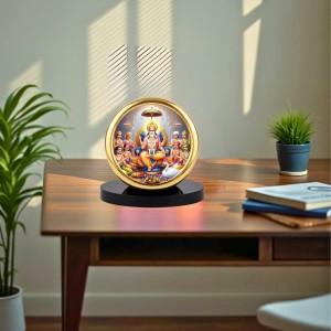 Car Desk/Table Top Lord Vishwakarma Metal Golden Photo Stand 2x2 Inches, Compact & Stylish Spiritual Display for Car, Home & Office (Pack of 1) (F18624) Car Desk/Table Top Lord Vishwakarma Metal Golden Photo Stand 2x2 Inches, Compact & Stylish Spiritual Display for Car, Home & Office (Pack of 1) (F18624)