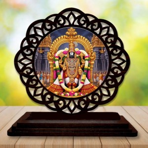 Car Desk/Table Top Lord Balaji Wooden Showpiece 3x4 Inches, Compact & Stylish Spiritual Display for Car, Home & Office (Pack of 1) (F19703) Car Desk/Table Top Lord Balaji Wooden Showpiece 3x4 Inches, Compact & Stylish Spiritual Display for Car, Home & Office (Pack of 1) (F19703)