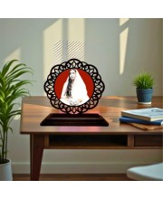 Car Desk/Table Top Sarada Maa Wooden Showpiece 3x4 Inches, Compact & Stylish Spiritual Display for Car, Home & Office (Pack of 1) (F19747)