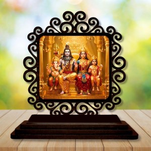 Car Desk/Table Top Lord Shiva and Parvathi Wooden Showpiece 3x4 Inches, Compact & Stylish Spiritual Display for Car, Home & Office (Pack of 1) (F19812) Car Desk/Table Top Lord Shiva and Parvathi Wooden Showpiece 3x4 Inches, Compact & Stylish Spiritual Display for Car, Home & Office (Pack of 1) (F19812)
