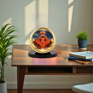 Car Desk/Table Top Lord Jagannath Metal Golden Photo Stand 2x2 Inches, Compact & Stylish Spiritual Display for Car, Home & Office (Pack of 1) (F18744) Car Desk/Table Top Lord Jagannath Metal Golden Photo Stand 2x2 Inches, Compact & Stylish Spiritual Display for Car, Home & Office (Pack of 1) (F18744)