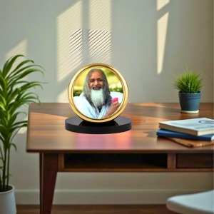 Car Desk/Table Top Maharishi Mahesh Yogi Metal Golden Photo Stand 2x2 Inches, Compact & Stylish Spiritual Display for Car, Home & Office (Pack of 1) (F18557) Car Desk/Table Top Maharishi Mahesh Yogi Metal Golden Photo Stand 2x2 Inches, Compact & Stylish Spiritual Display for Car, Home & Office (Pack of 1) (F18557)
