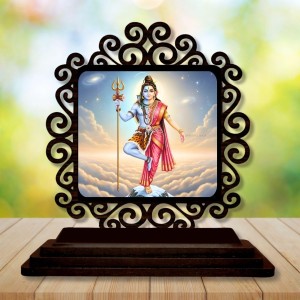 Car Desk/Table Top Arthanareeshwar Wooden Showpiece 3x4 Inches, Compact & Stylish Spiritual Display for Car, Home & Office (Pack of 1) (F19892) Car Desk/Table Top Arthanareeshwar Wooden Showpiece 3x4 Inches, Compact & Stylish Spiritual Display for Car, Home & Office (Pack of 1) (F19892)