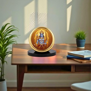 Car Desk/Table Top Lord Rama Metal Golden Photo Stand 2x2 Inches, Compact & Stylish Spiritual Display for Car, Home & Office (Pack of 1) (F18481) Car Desk/Table Top Lord Rama Metal Golden Photo Stand 2x2 Inches, Compact & Stylish Spiritual Display for Car, Home & Office (Pack of 1) (F18481)