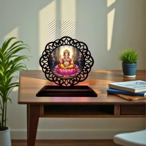 Car Desk/Table Top Lord Ganesha Wooden Showpiece 3x4 Inches, Compact & Stylish Spiritual Display for Car, Home & Office (Pack of 1) (F19660) Car Desk/Table Top Lord Ganesha Wooden Showpiece 3x4 Inches, Compact & Stylish Spiritual Display for Car, Home & Office (Pack of 1) (F19660)