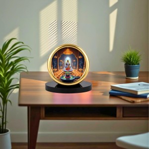 Car Desk/Table Top Lord Shiva Metal Golden Photo Stand 2x2 Inches, Compact & Stylish Spiritual Display for Car, Home & Office (Pack of 1) (F18657) Car Desk/Table Top Lord Shiva Metal Golden Photo Stand 2x2 Inches, Compact & Stylish Spiritual Display for Car, Home & Office (Pack of 1) (F18657)