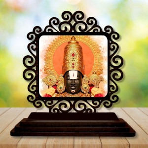Car Desk/Table Top Lord Balaji Wooden Showpiece 3x4 Inches, Compact & Stylish Spiritual Display for Car, Home & Office (Pack of 1) (F19789) Car Desk/Table Top Lord Balaji Wooden Showpiece 3x4 Inches, Compact & Stylish Spiritual Display for Car, Home & Office (Pack of 1) (F19789)