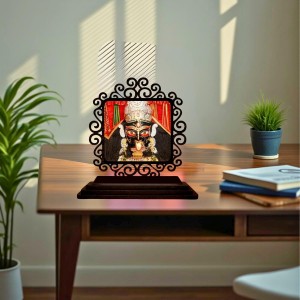 Car Desk/Table Top Kali Maa Wooden Showpiece 3x4 Inches, Compact & Stylish Spiritual Display for Car, Home & Office (Pack of 1) (F19873) Car Desk/Table Top Kali Maa Wooden Showpiece 3x4 Inches, Compact & Stylish Spiritual Display for Car, Home & Office (Pack of 1) (F19873)