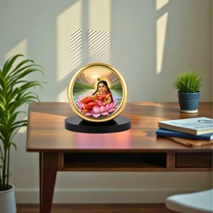Car Desk/Table Top Radha Metal Golden Photo Stand 2x2 Inches, Compact & Stylish Spiritual Display for Car, Home & Office (Pack of 1) (F18646) Car Desk/Table Top Radha Metal Golden Photo Stand 2x2 Inches, Compact & Stylish Spiritual Display for Car, Home & Office (Pack of 1) (F18646)