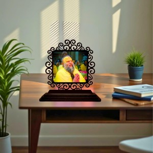 Car Desk/Table Top Premanand Govind Sharan Ji Maharaj Wooden Showpiece 3x4 Inches, Compact & Stylish Spiritual Display for Car, Home & Office (Pack of 1) (F19957) Car Desk/Table Top Premanand Govind Sharan Ji Maharaj Wooden Showpiece 3x4 Inches, Compact & Stylish Spiritual Display for Car, Home & Office (Pack of 1) (F19957)