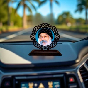 Car Desk/Table Top Oshoo Wooden Showpiece 3x4 Inches, Compact & Stylish Spiritual Display for Car, Home & Office (Pack of 1) (F19718) Car Desk/Table Top Oshoo Wooden Showpiece 3x4 Inches, Compact & Stylish Spiritual Display for Car, Home & Office (Pack of 1) (F19718)