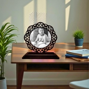 Car Desk/Table Top Sri Sri Anukul Chandra Thakur Wooden Showpiece 3x4 Inches, Compact & Stylish Spiritual Display for Car, Home & Office (Pack of 1) (F19551) Car Desk/Table Top Sri Sri Anukul Chandra Thakur Wooden Showpiece 3x4 Inches, Compact & Stylish Spiritual Display for Car, Home & Office (Pack of 1) (F19551)