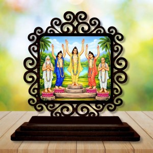 Car Desk/Table Top Deshkart Gour Netai Wooden Showpiece 3x4 Inches, Compact & Stylish Spiritual Display for Car, Home & Office (Pack of 1) (F19977) Car Desk/Table Top Deshkart Gour Netai Wooden Showpiece 3x4 Inches, Compact & Stylish Spiritual Display for Car, Home & Office (Pack of 1) (F19977)