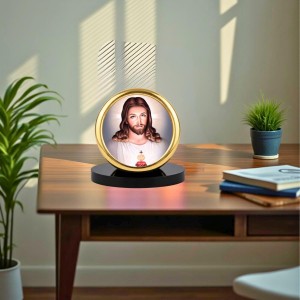 Car Desk/Table Top Lord Jesus Metal Golden Photo Stand 2x2 Inches, Compact & Stylish Spiritual Display for Car, Home & Office (Pack of 1) (F18794) Car Desk/Table Top Lord Jesus Metal Golden Photo Stand 2x2 Inches, Compact & Stylish Spiritual Display for Car, Home & Office (Pack of 1) (F18794)