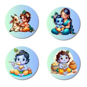 Lakshmi, Saraswati, Kalaratri, and Kali. Fridge Magnets 4 Piece Set | 3 Inch Round Wall Fridge Decor (F22751) Lakshmi, Saraswati, Kalaratri, and Kali. Fridge Magnets 4 Piece Set | 3 Inch Round Wall Fridge Decor (F22751)