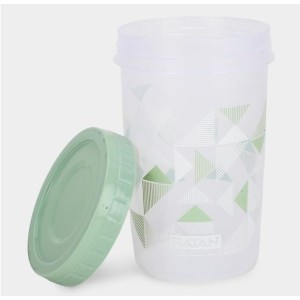 1 Litre Plastic Storage Container Set of 3 | Airtight Multipurpose Kitchen Containers for Dry Fruits, Snacks, Pulses, Sugar, Tea & Grocery Storage | BPA-Free Transparent Food Storage Jars