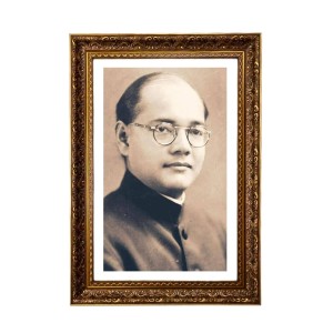 Netaji Subhash Chandra Bose Big Photo Frame - 20x28 Inches For Home,Temple & Office Decoration (F11160)