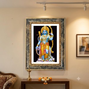 Rama Decorative Photo Frame With White Mount | Premium Wall & Tabletop Picture Frame | Home, Office & Temple Decoration | 10x14 Inch (Pack Of 1) (F32526) Rama Decorative Photo Frame With White Mount | Premium Wall & Tabletop Picture Frame | Home, Office & Temple Decoration | 10x14 Inch (Pack Of 1) (F32526)