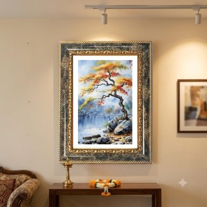 Nature Decorative Photo Frame With White Mount | Premium Wall & Tabletop Picture Frame | Home, Office & Temple Decoration | 8x12 Inch (Pack Of 1) (F31510) Nature Decorative Photo Frame With White Mount | Premium Wall & Tabletop Picture Frame | Home, Office & Temple Decoration | 8x12 Inch (Pack Of 1) (F31510)