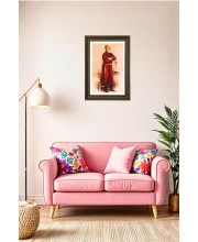 Vertical16X24 Inches Frame Big Photo Frame - 20x28 Inches For Home,Temple & Office Decoration (F10961)