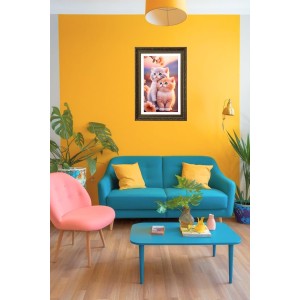 Vertical16X24 Inches Frame Big Photo Frame - 20x28 Inches For Home,Temple & Office Decoration (F10778)