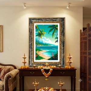 Savitri Decorative Photo Frame With White Mount | Premium Wall & Tabletop Picture Frame | Home, Office & Temple Decoration | 12x16 Inch (Pack Of 1) (F33083) Savitri Decorative Photo Frame With White Mount | Premium Wall & Tabletop Picture Frame | Home, Office & Temple Decoration | 12x16 Inch (Pack Of 1) (F33083)