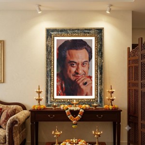 Kishore Kumar Portrait Decorative Photo Frame With White Mount | Premium Wall & Tabletop Picture Frame | Home, Office & Temple Decoration | 8x12 Inch (Pack Of 1) (F33113) Kishore Kumar Portrait Decorative Photo Frame With White Mount | Premium Wall & Tabletop Picture Frame | Home, Office & Temple Decoration | 8x12 Inch (Pack Of 1) (F33113)