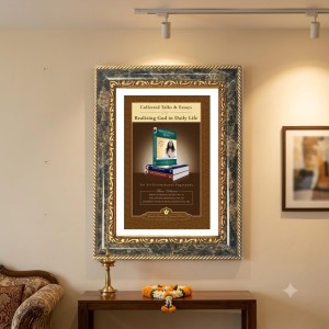 Sri Sri Paramahansa Yogananda Decorative Photo Frame With White Mount | Premium Wall & Tabletop Picture Frame | Home, Office & Temple Decoration | 8x12 Inch (Pack Of 1) (F32677) Sri Sri Paramahansa Yogananda Decorative Photo Frame With White Mount | Premium Wall & Tabletop Picture Frame | Home, Office & Temple Decoration | 8x12 Inch (Pack Of 1) (F32677)