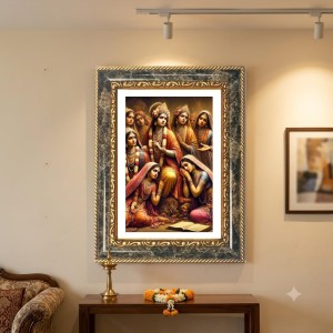 Vishnu Decorative Photo Frame With White Mount | Premium Wall & Tabletop Picture Frame | Home, Office & Temple Decoration | 12x16 Inch (Pack Of 1) (F31558) Vishnu Decorative Photo Frame With White Mount | Premium Wall & Tabletop Picture Frame | Home, Office & Temple Decoration | 12x16 Inch (Pack Of 1) (F31558)