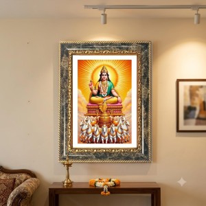 Surya Decorative Photo Frame With White Mount | Premium Wall & Tabletop Picture Frame | Home, Office & Temple Decoration | 10x14 Inch (Pack Of 1) (F32589)