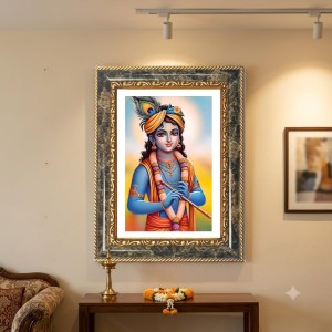 Pandit Deendayal Upadhyaya Decorative Photo Frame With White Mount | Premium Wall & Tabletop Picture Frame | Home, Office & Temple Decoration | 12x16 Inch (Pack Of 1) (F31252) Pandit Deendayal Upadhyaya Decorative Photo Frame With White Mount | Premium Wall & Tabletop Picture Frame | Home, Office & Temple Decoration | 12x16 Inch (Pack Of 1) (F31252)