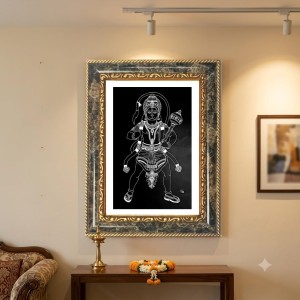 Sage Portrait Decorative Photo Frame With White Mount | Premium Wall & Tabletop Picture Frame | Home, Office & Temple Decoration | 12x16 Inch (Pack Of 1) (F33068)