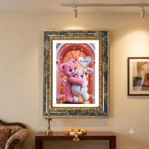 Teddy Bears Decorative Photo Frame With White Mount | Premium Wall & Tabletop Picture Frame | Home, Office & Temple Decoration | 8x12 Inch (Pack Of 1) (F31431) Teddy Bears Decorative Photo Frame With White Mount | Premium Wall & Tabletop Picture Frame | Home, Office & Temple Decoration | 8x12 Inch (Pack Of 1) (F31431)