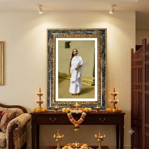 Sri Sarada Goddess Decorative Photo Frame With White Mount | Premium Wall & Tabletop Picture Frame | Home, Office & Temple Decoration | 8x12 Inch (Pack Of 1) (F32600) Sri Sarada Goddess Decorative Photo Frame With White Mount | Premium Wall & Tabletop Picture Frame | Home, Office & Temple Decoration | 8x12 Inch (Pack Of 1) (F32600)