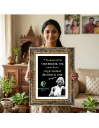 A.P.J. Abdul Kalam Quote Decorative Photo Frame With White Mount | Premium Wall & Tabletop Picture Frame | Home, Office & Temple Decoration | 8x12 Inch (Pack Of 1) (F33035)