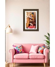 Vertical16X24 Inches Frame Big Photo Frame - 20x28 Inches For Home,Temple & Office Decoration (F10826)