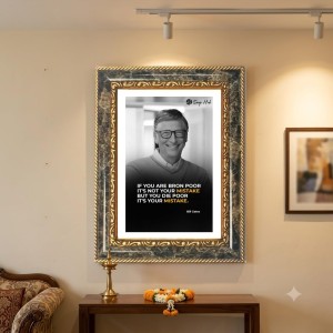 Quote Decorative Photo Frame With White Mount | Premium Wall & Tabletop Picture Frame | Home, Office & Temple Decoration | 8x12 Inch (Pack Of 1) (F31580) Quote Decorative Photo Frame With White Mount | Premium Wall & Tabletop Picture Frame | Home, Office & Temple Decoration | 8x12 Inch (Pack Of 1) (F31580)