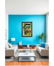 Vertical16X24 Inches Frame Big Photo Frame - 20x28 Inches For Home,Temple & Office Decoration (F11034)