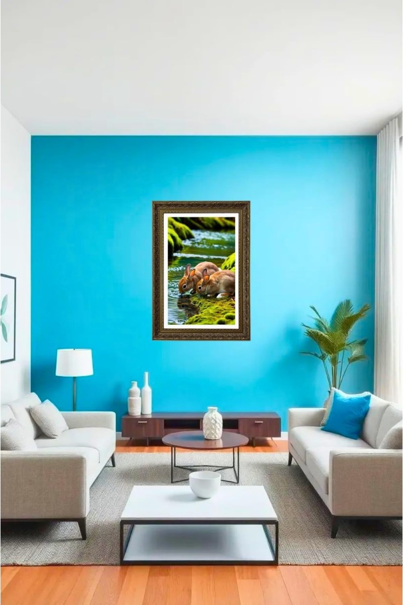 Vertical16X24 Inches Frame Big Photo Frame - 20x28 Inches For Home,Temple & Office Decoration (F11034)