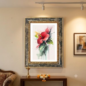 Tranquil Artwork Decorative Photo Frame With White Mount | Premium Wall & Tabletop Picture Frame | Home, Office & Temple Decoration | 12x16 Inch (Pack Of 1) (F32575) Tranquil Artwork Decorative Photo Frame With White Mount | Premium Wall & Tabletop Picture Frame | Home, Office & Temple Decoration | 12x16 Inch (Pack Of 1) (F32575)